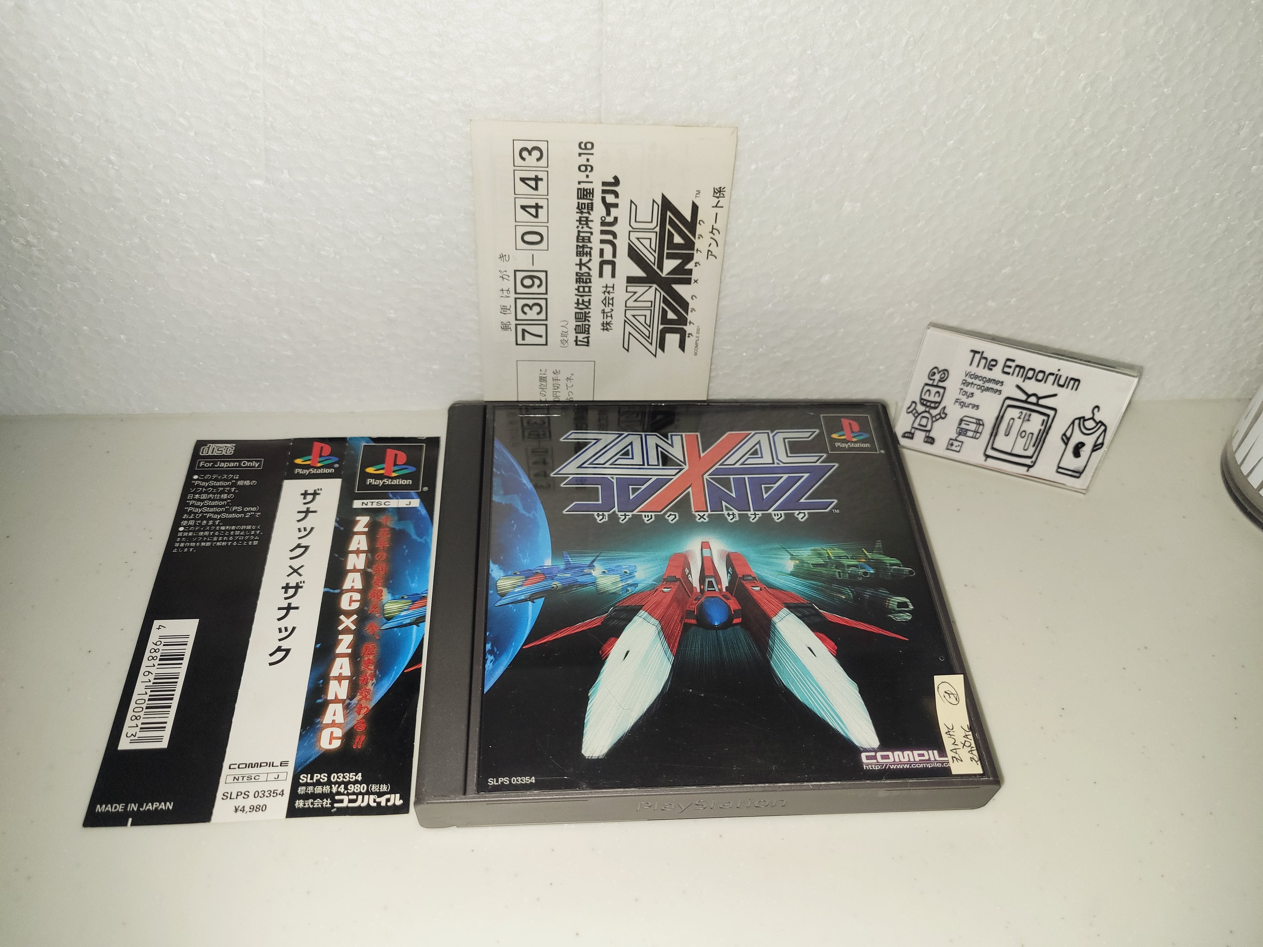 Zanac X Zanac - Sony PS1 Playstation – The Emporium RetroGames and