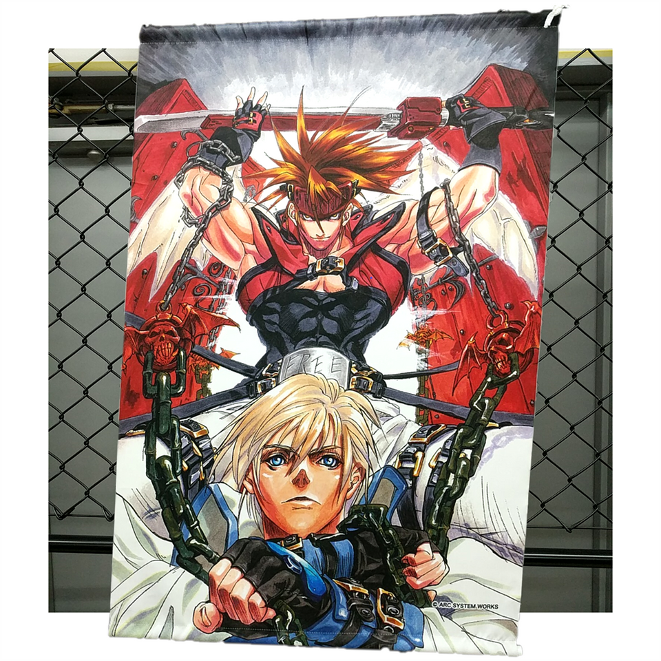 Guilty Gear Series B2 Tapestry Sol u0026 Kai from GUILTY GEAR X - toy ac –  The Emporium RetroGames and Toys