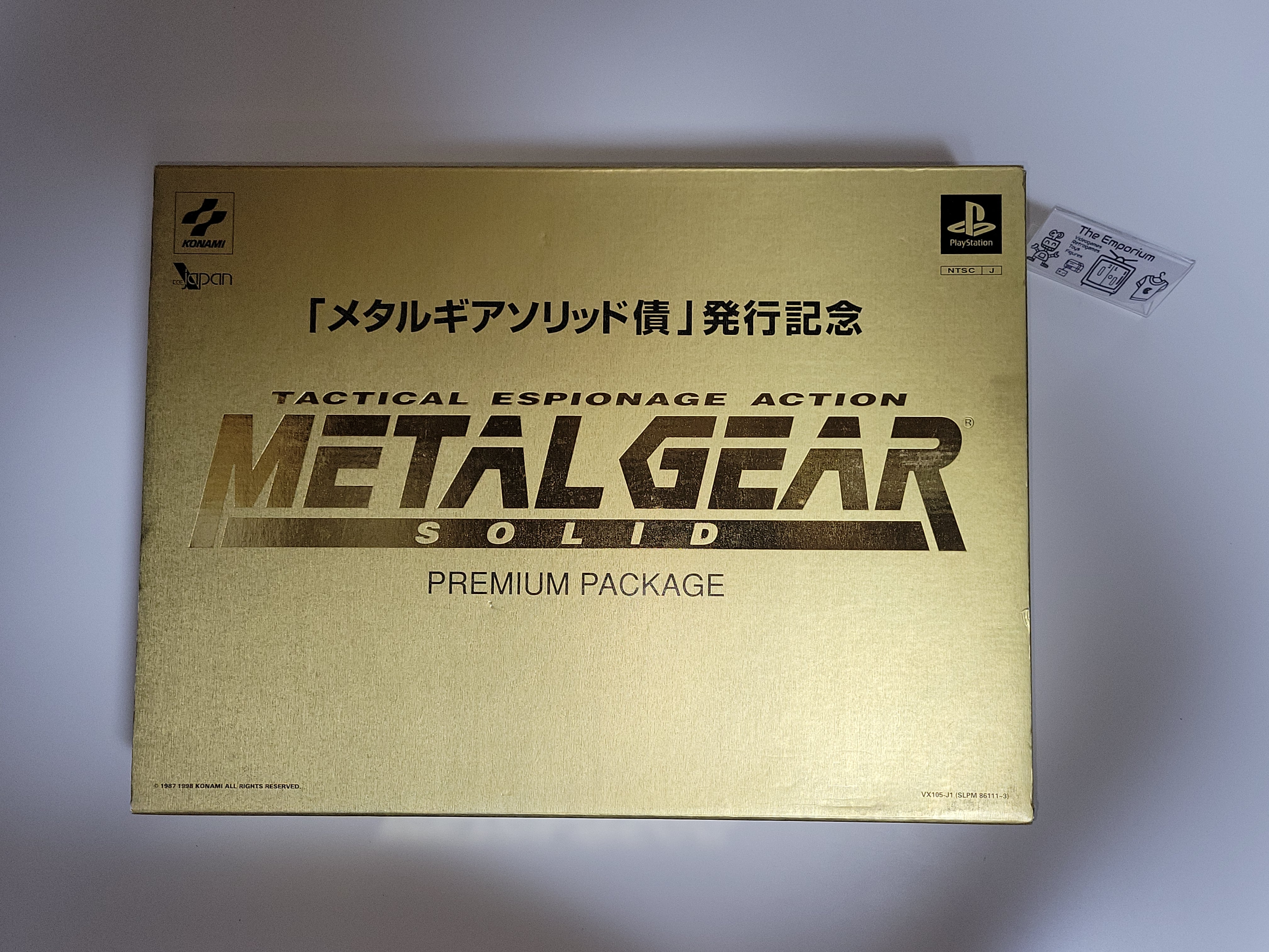 METAL GEAR SOLID GOLD [PREMIUM PACKAGE] NEW - sony playstation ps