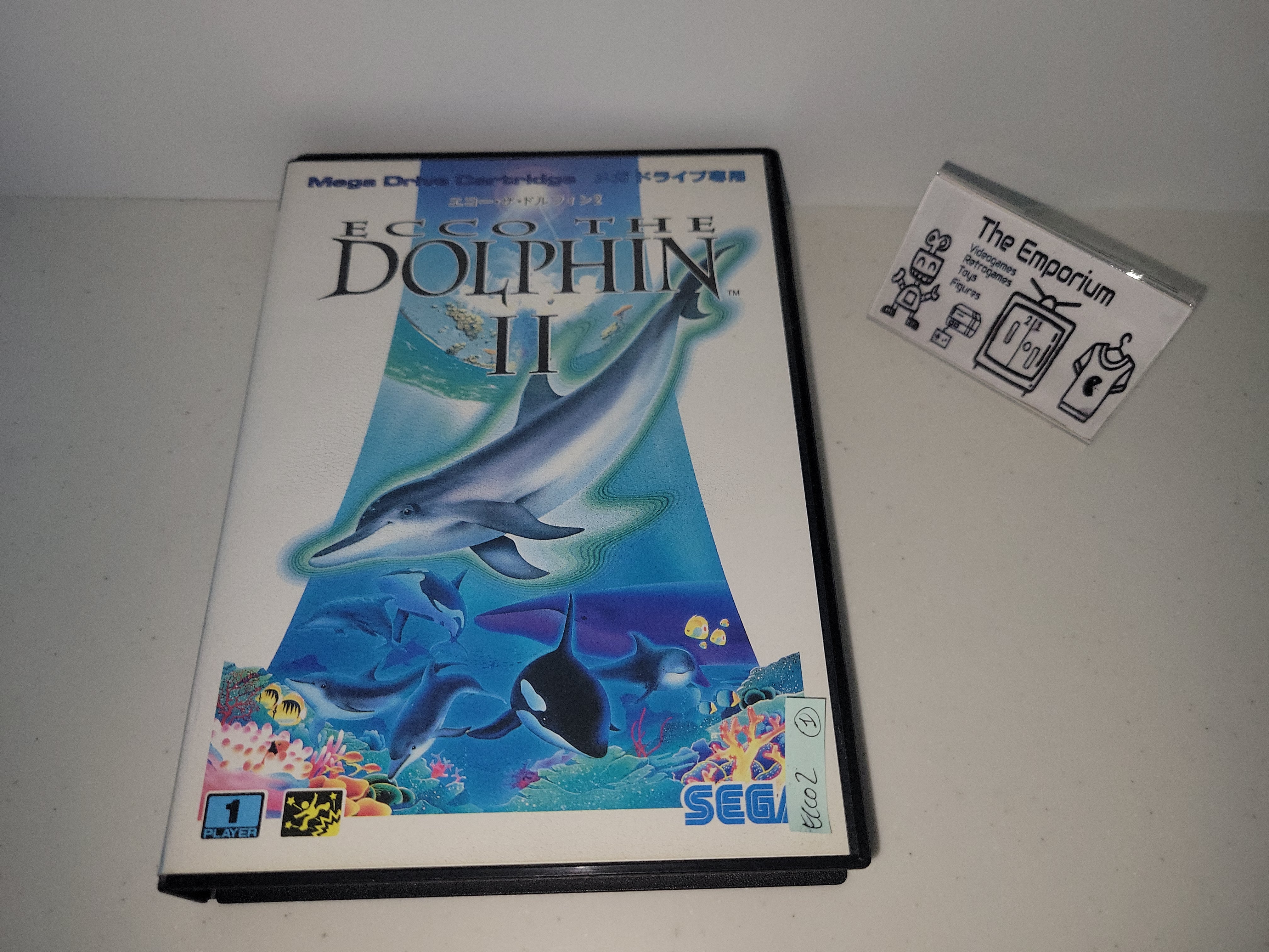 Ecco the Dolphin II Sega MD MegaDrive The Emporium RetroGames and Toys