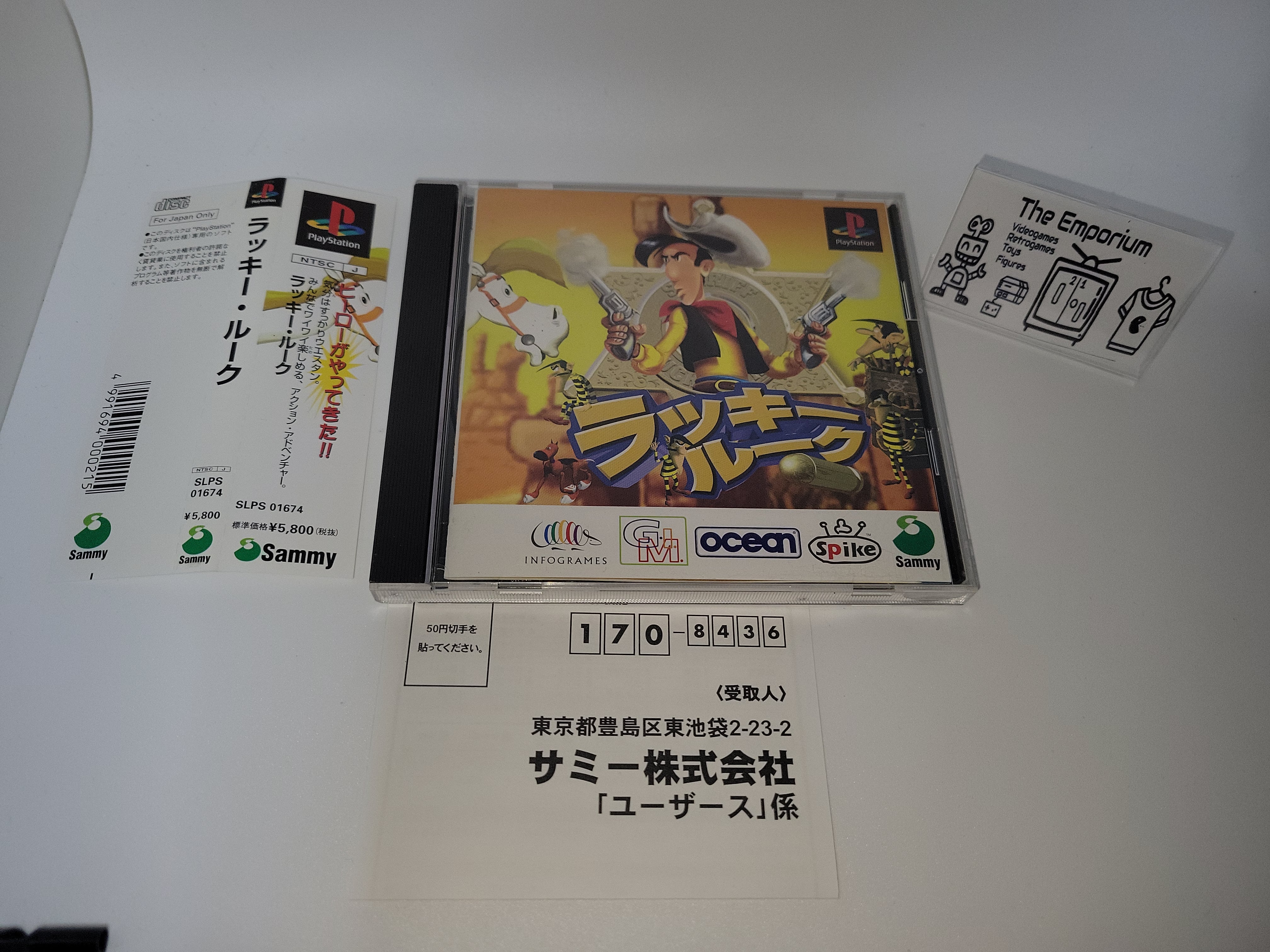 Lucky Luke - Sony PS1 Playstation – The Emporium RetroGames and Toys