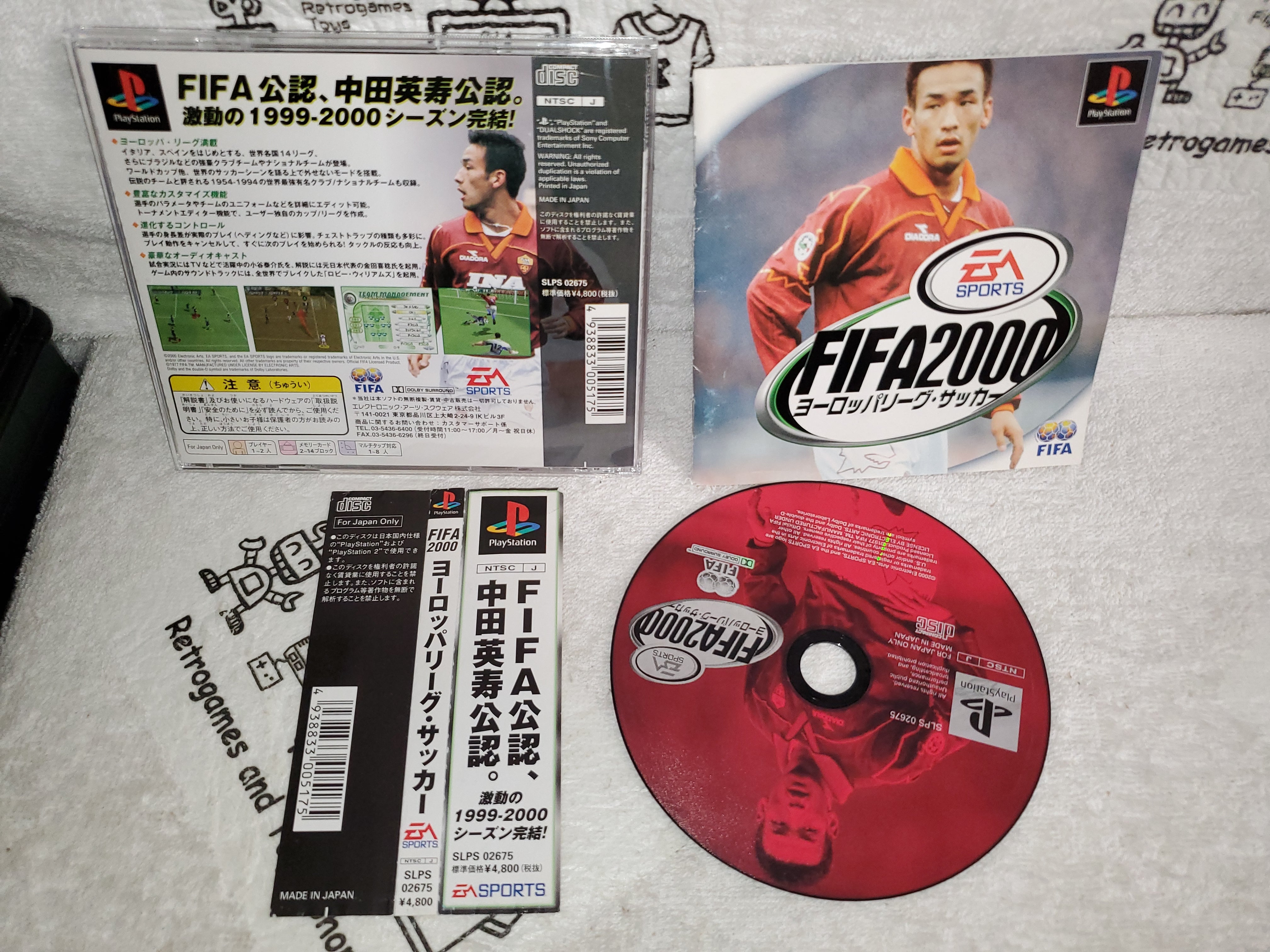 Fifa2000 europa - sony playstation ps1 japan – The Emporium