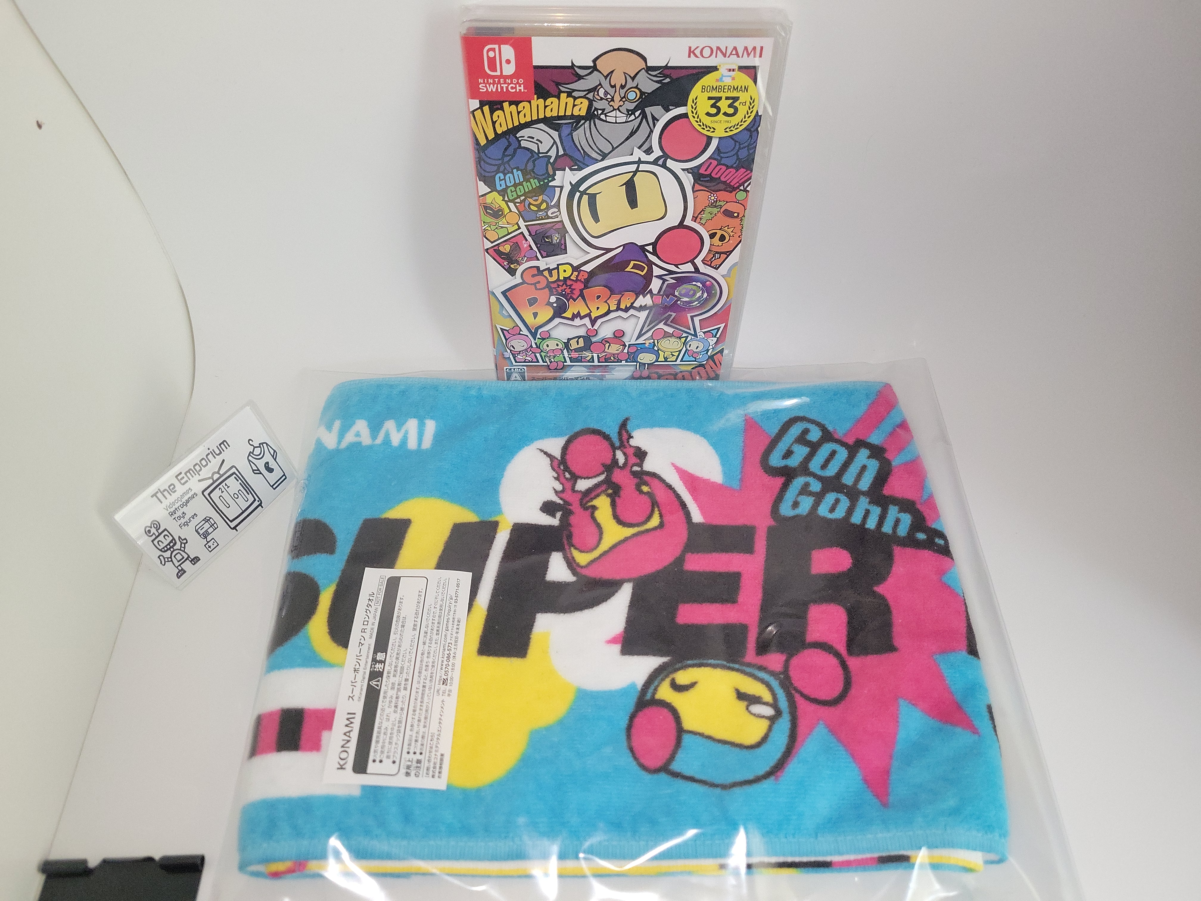 The Preorder Nintendo R with Bomberman RetroGames Toys - Limited Switch Emporium – Towel Konami Super and