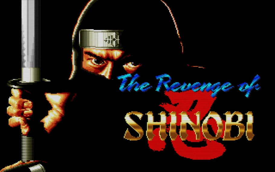 The early and late versions of The Super Shinobi for the Mega Drive.