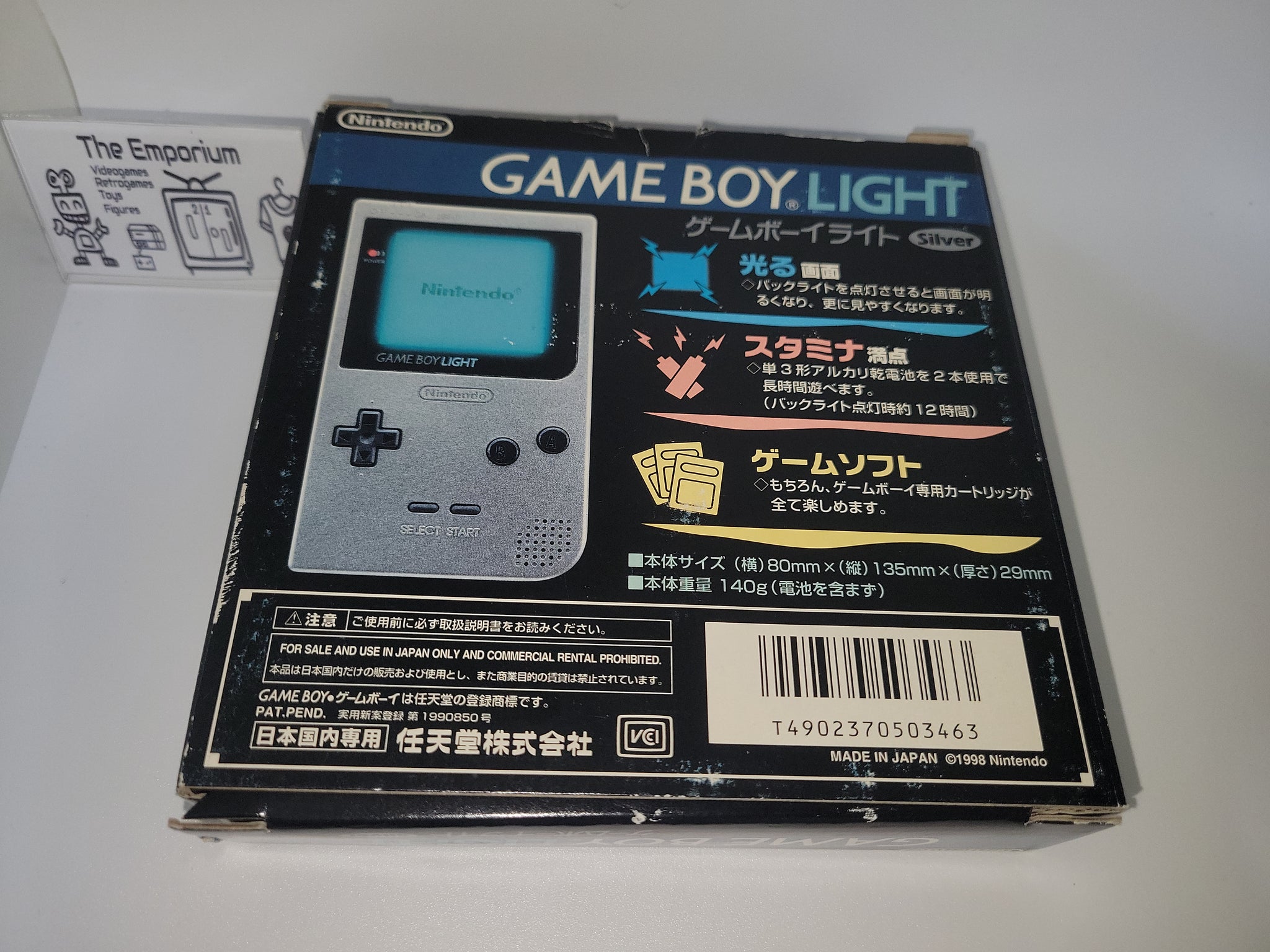 Gameboy Light Silver - Nintendo GB GameBoy – The Emporium