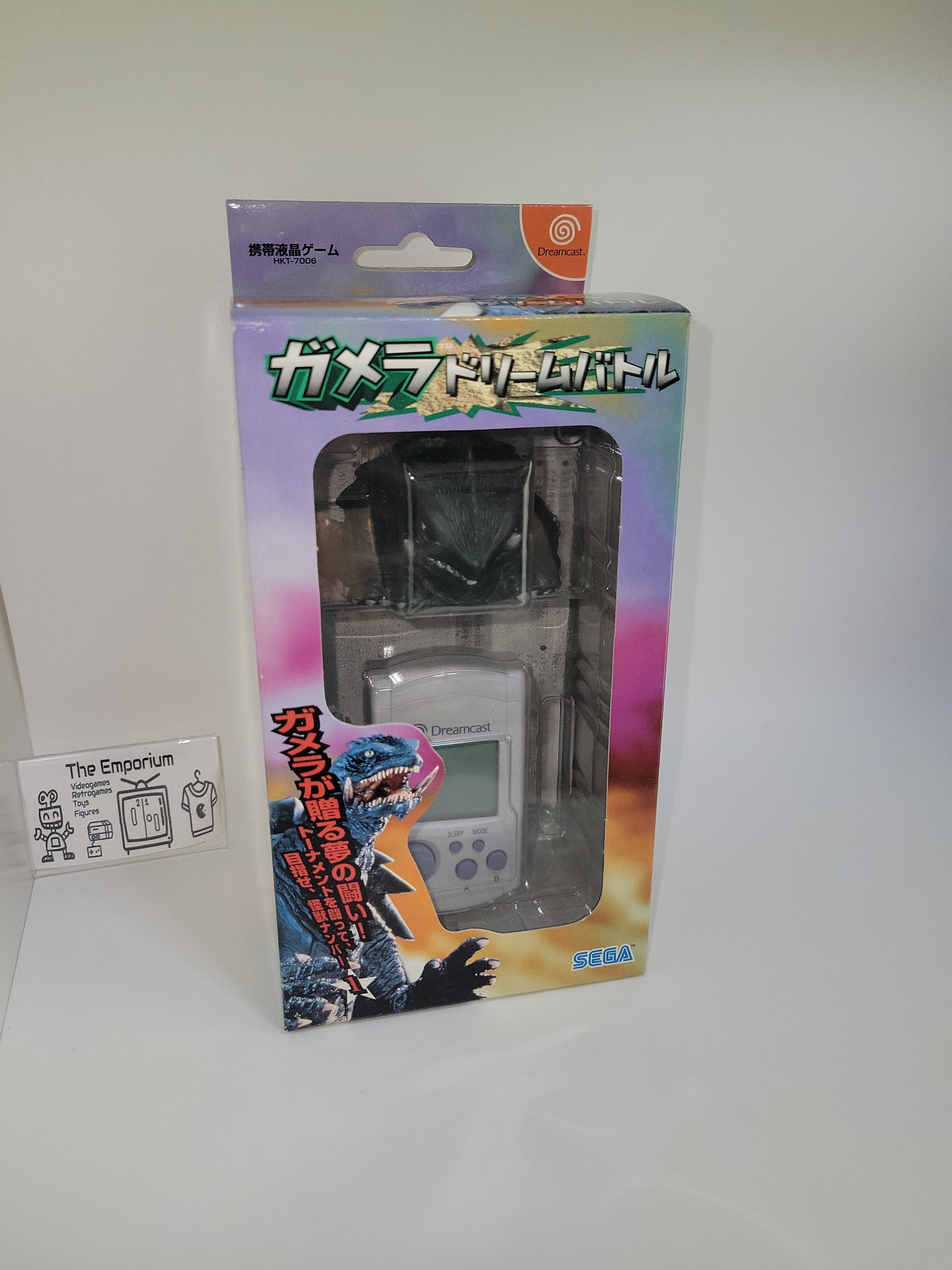 Visual Memory (Gamera Dream Battle) with figure - Sega dc Dreamcast