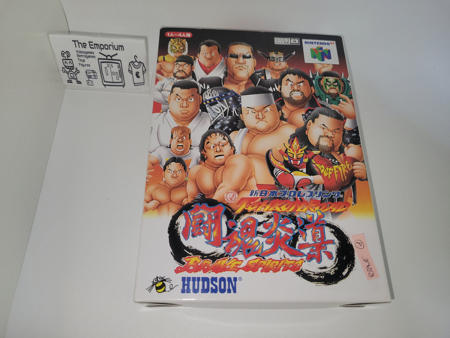 Shin Nihon Pro Wrestling Toukon Honoo: Brave Spirits - Nintendo64 N64 Nintendo 64