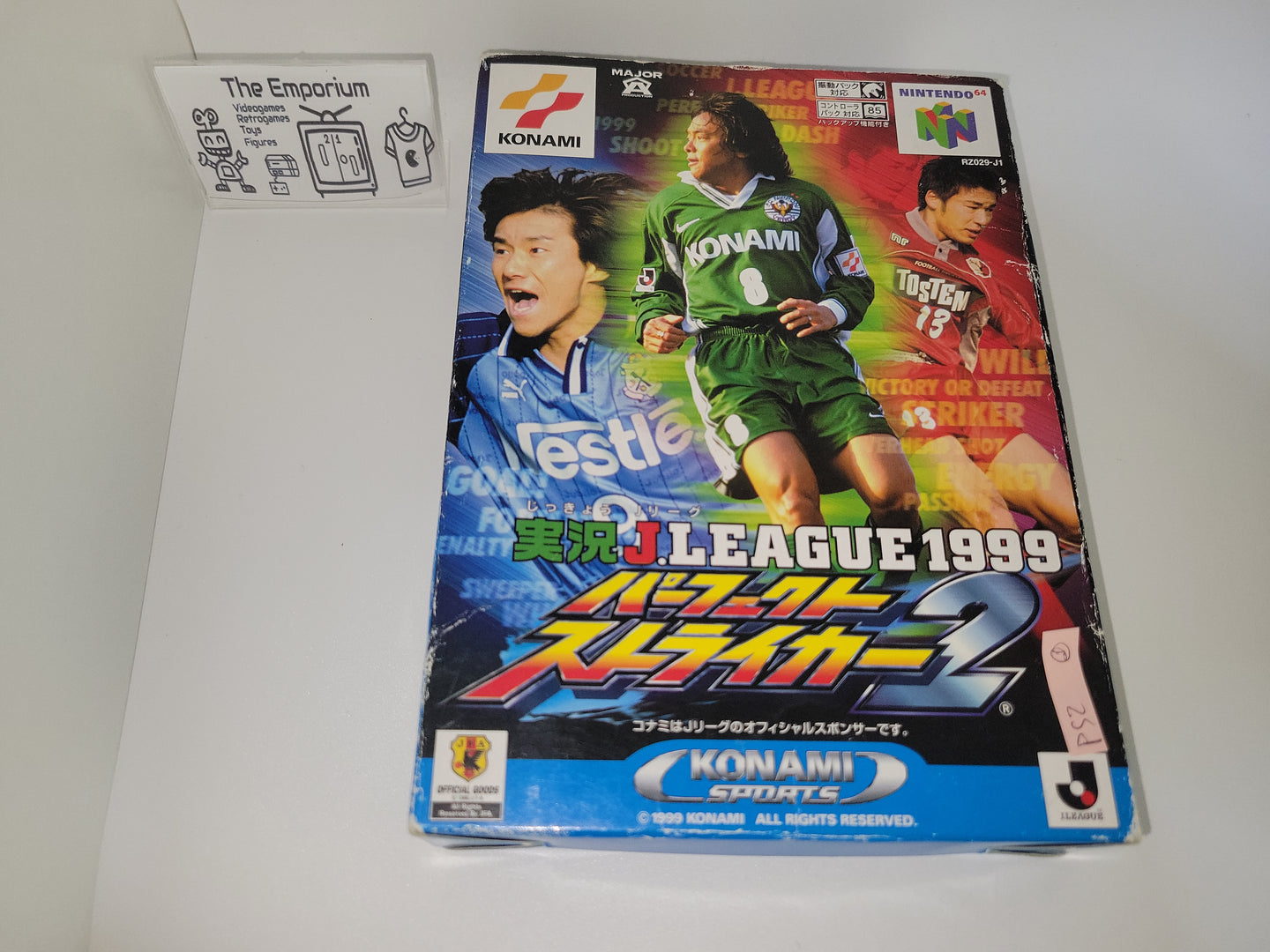 Jikkyo J-League 1999: Perfect Striker 2 - Nintendo64 N64 Nintendo 64