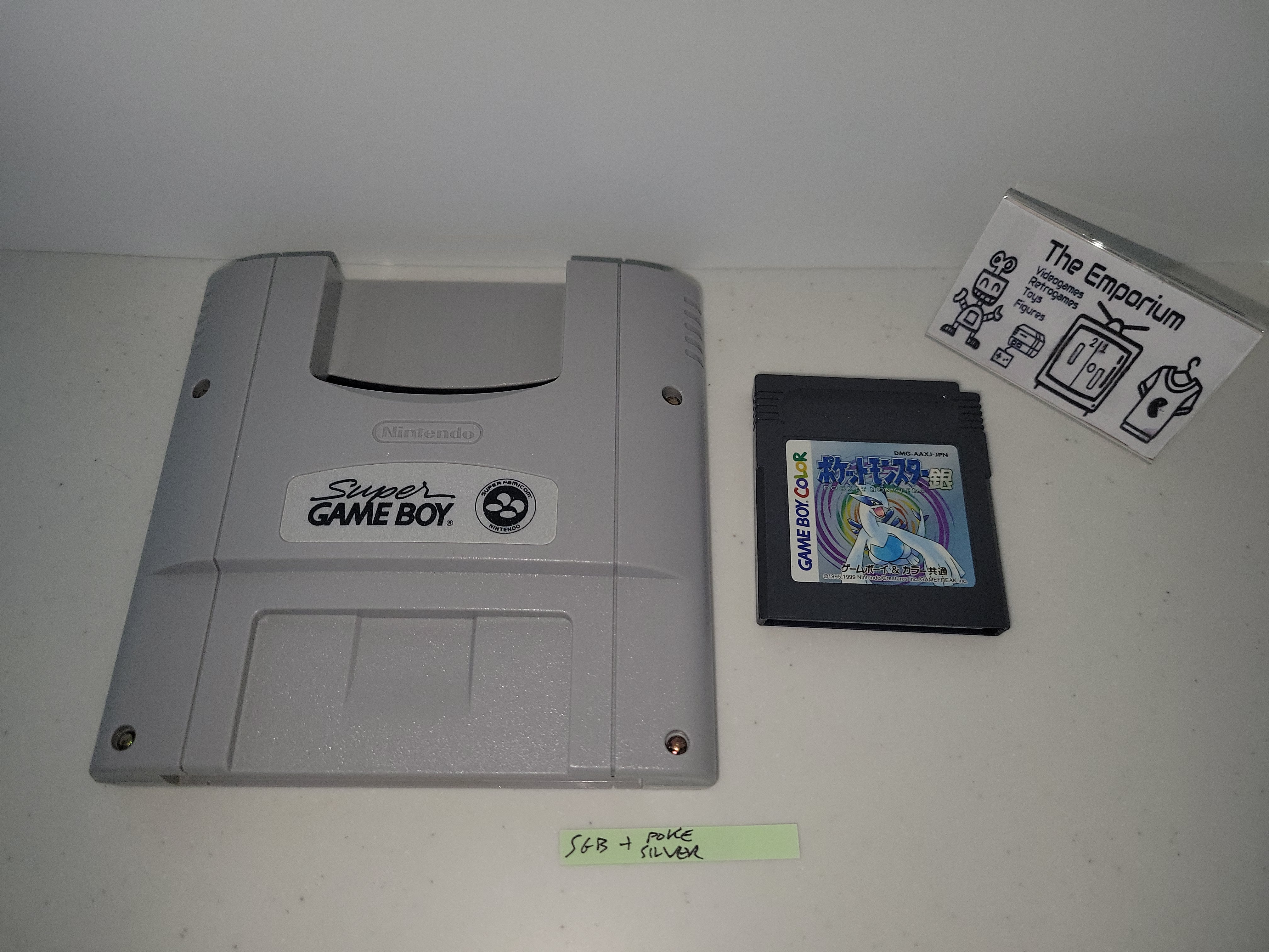 Super GameBoy Adapter + Pokemon Silver - Nintendo Sfc Super Famicom ...