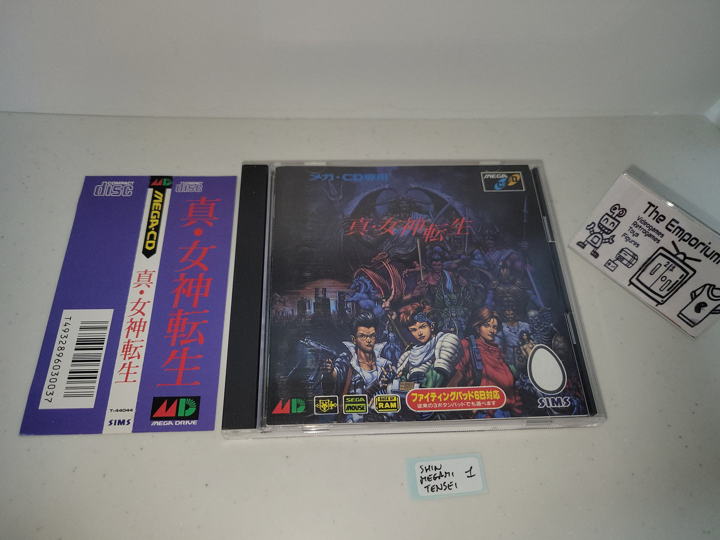 Shin Megami Tensei - Sega MCD MD MegaDrive Mega Cd