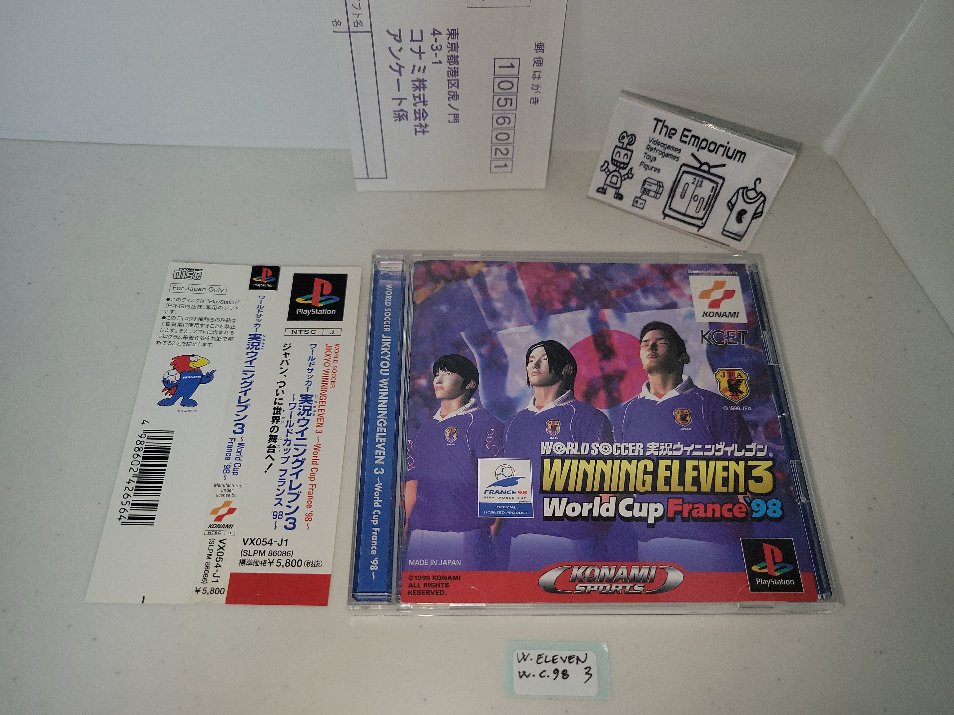 World Soccer Jikkyou Winning Eleven 3: World Cup France '98 - Sony PS1 ...