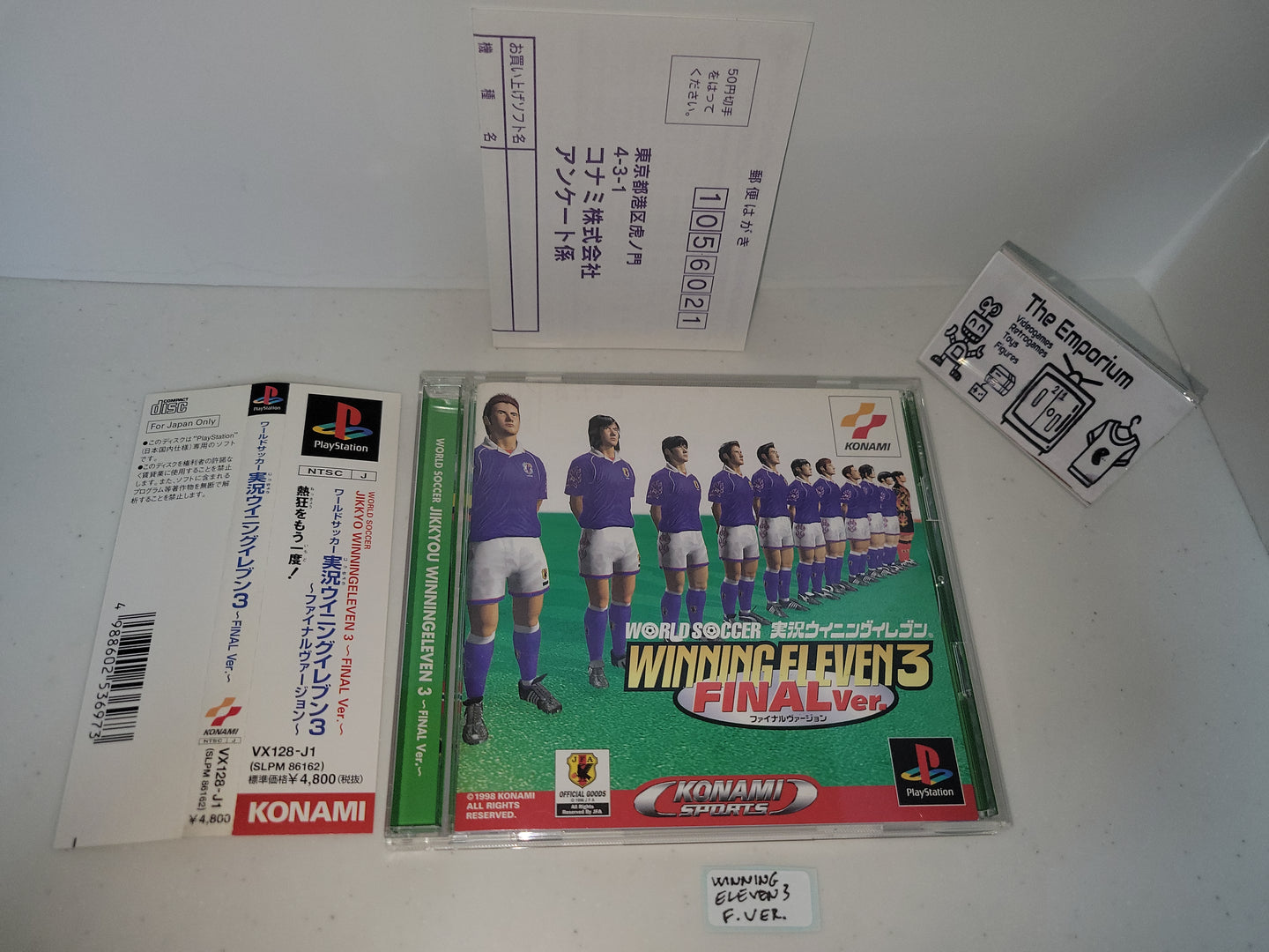 ROAN - Winning Eleven 3 Final Ver. - Sony PS1 Playstation