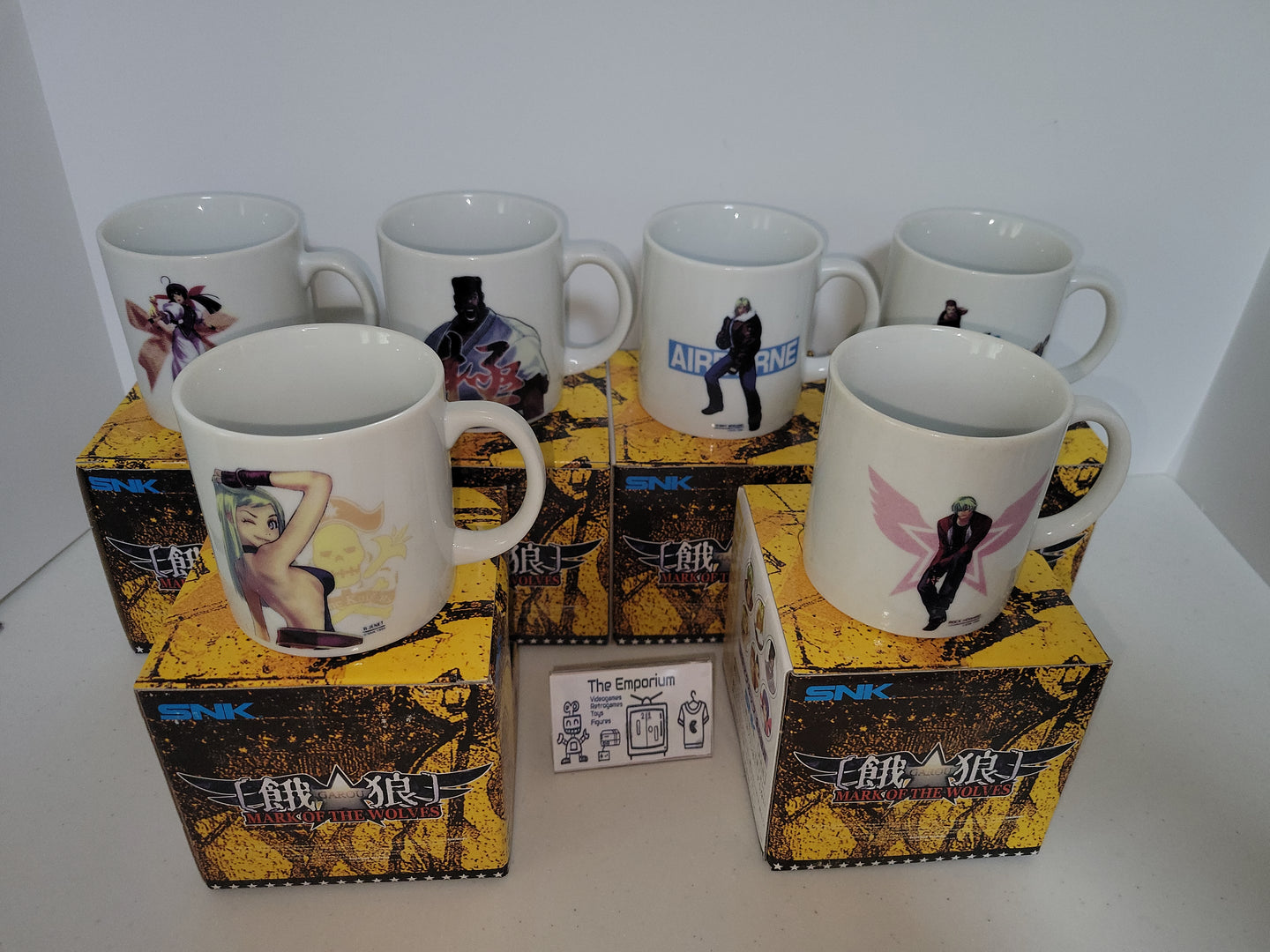 6x Garou Mark of the Wolves Coffee  Cup complete Set - toy action figure gadgets