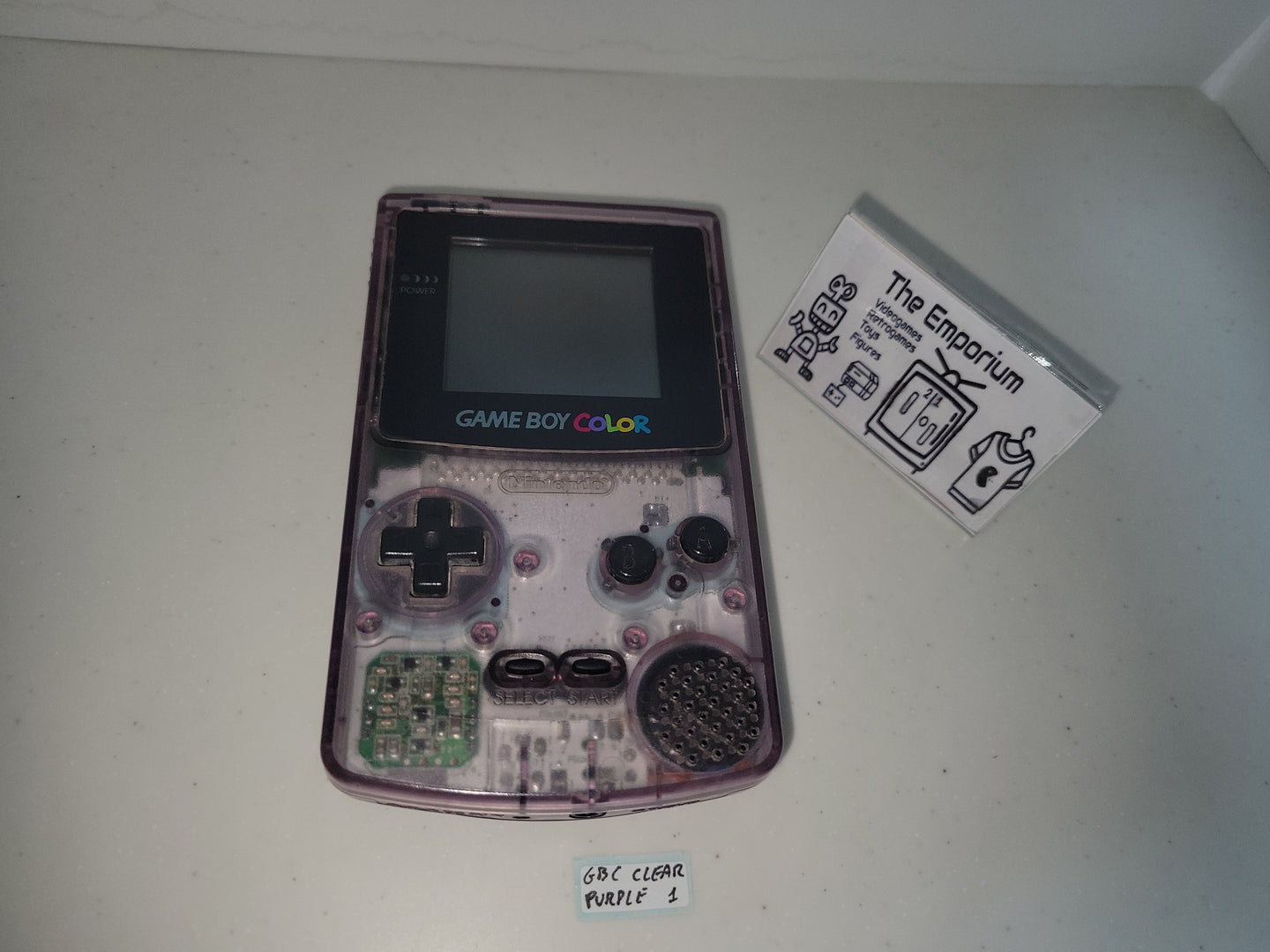 Game Boy Color (Clear Purple) - Nintendo GB GameBoy