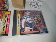 Load image into Gallery viewer, Groove On Fight (w/ 1MB RAM Cart) - Sega Saturn sat stn
