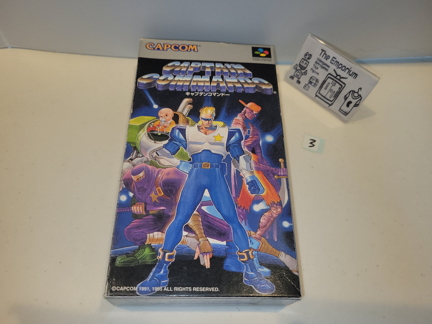 [BOX ONLY] Captain Commando - Nintendo Sfc Super Famicom