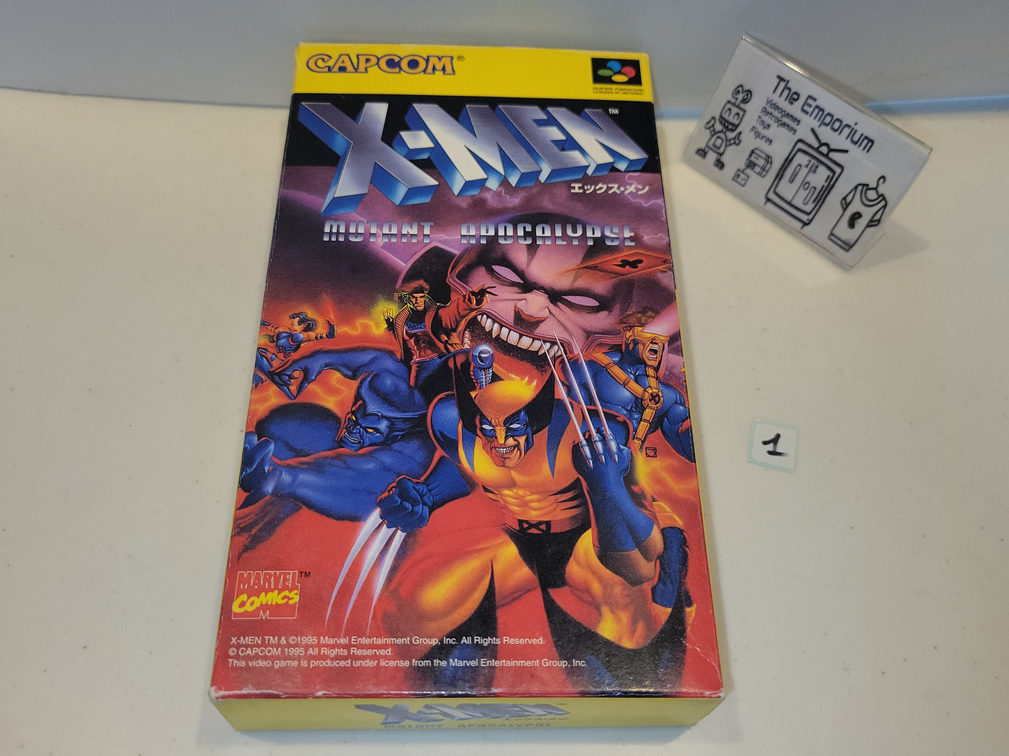 [BOX ONLY] X-men Mutant Apocalypse - Nintendo Sfc Super Famicom