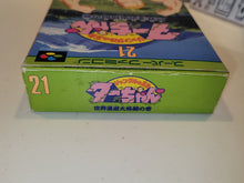 Load image into Gallery viewer, [BOX ONLY] Jungle no Ouja Tar-chan: Sekai Manyuu Dai Kakutou no Maki - Nintendo Sfc Super Famicom
