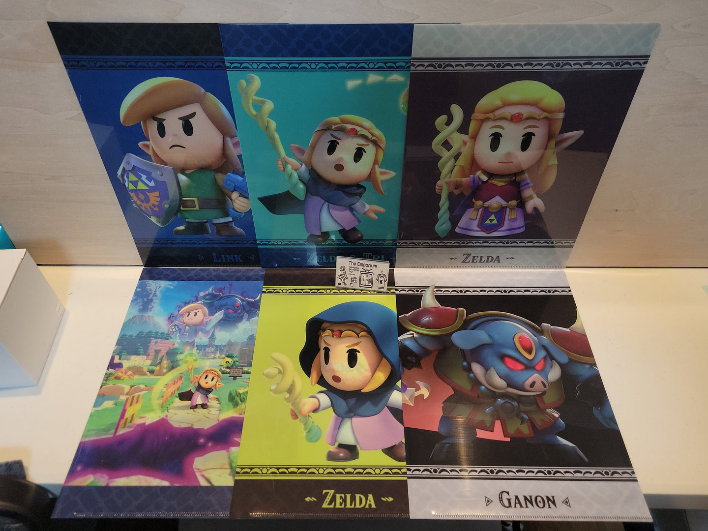 The Legend of Zelda: The Wisdom of Borrowing Clear File SET of 6  - toy action figure gadgets