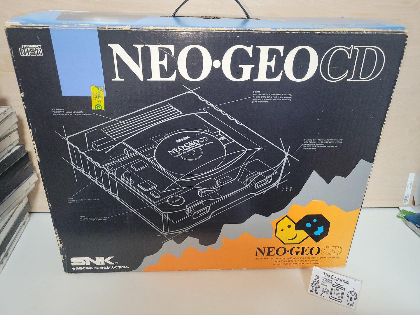 Snk NeoGeo Cd Console - Snk Neogeo cd ngcd