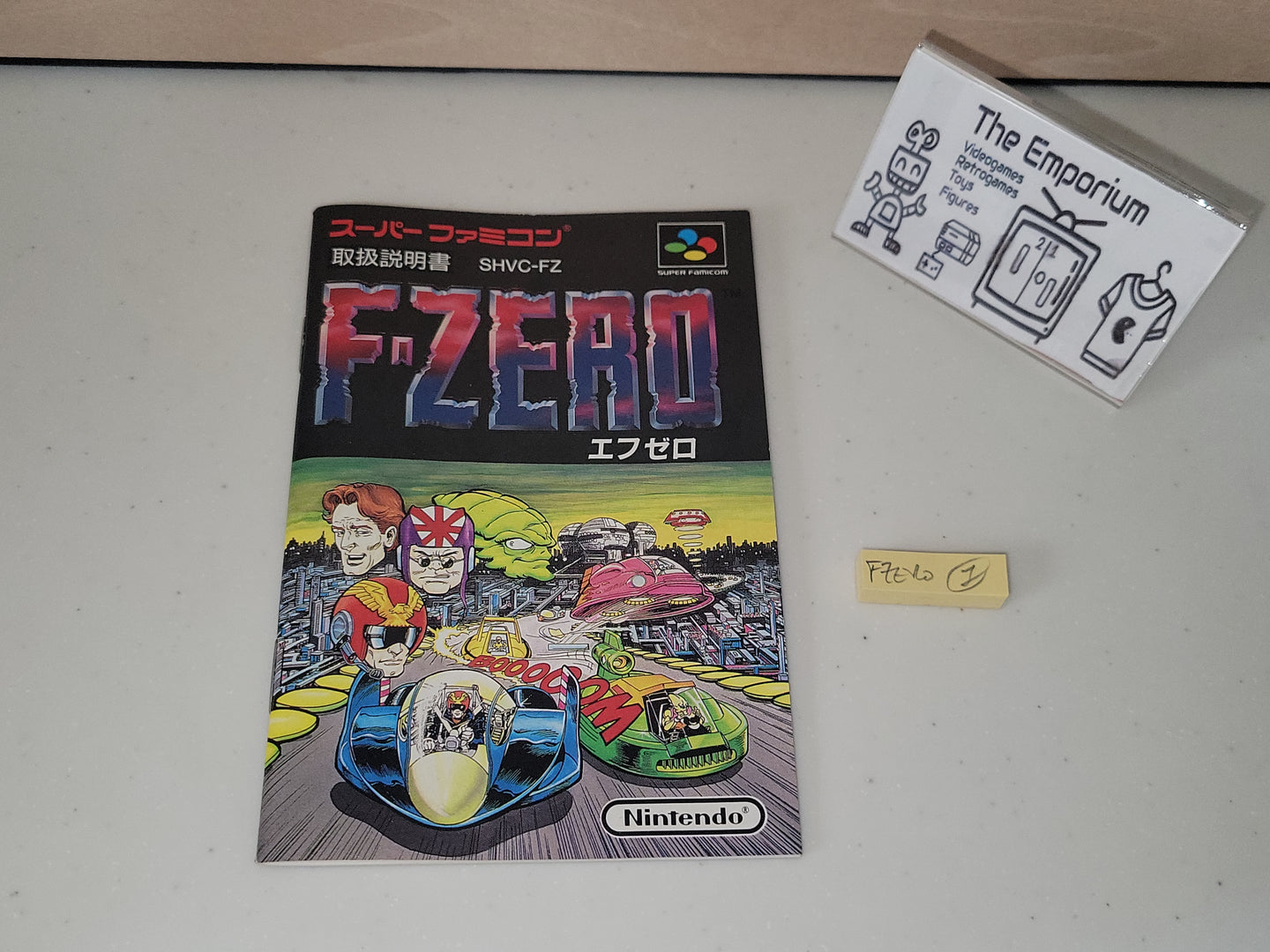 F-Zero Manual - Nintendo Sfc Super Famicom