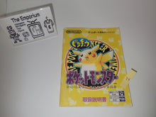 Load image into Gallery viewer, Pokemon Yellow GB MANUAL ONLY - Nintendo GB GameBoy
