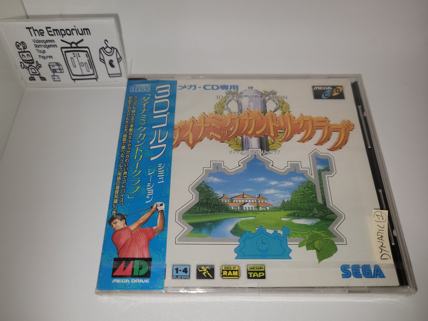 Dynamic Country Club - Sega MCD MD MegaDrive Mega Cd