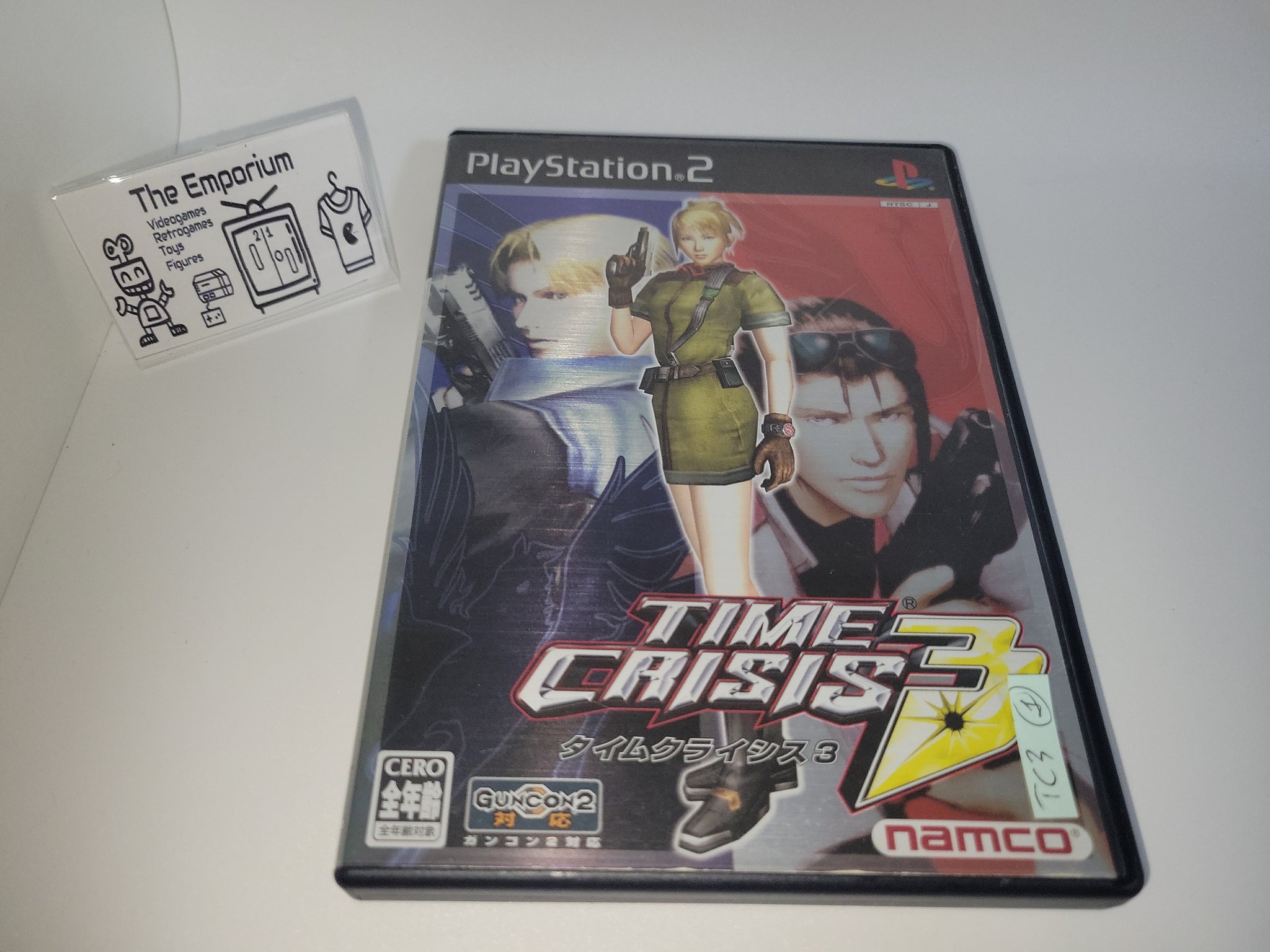 Time Crisis 3 For Playstation 2 + store Guncon 2 complete