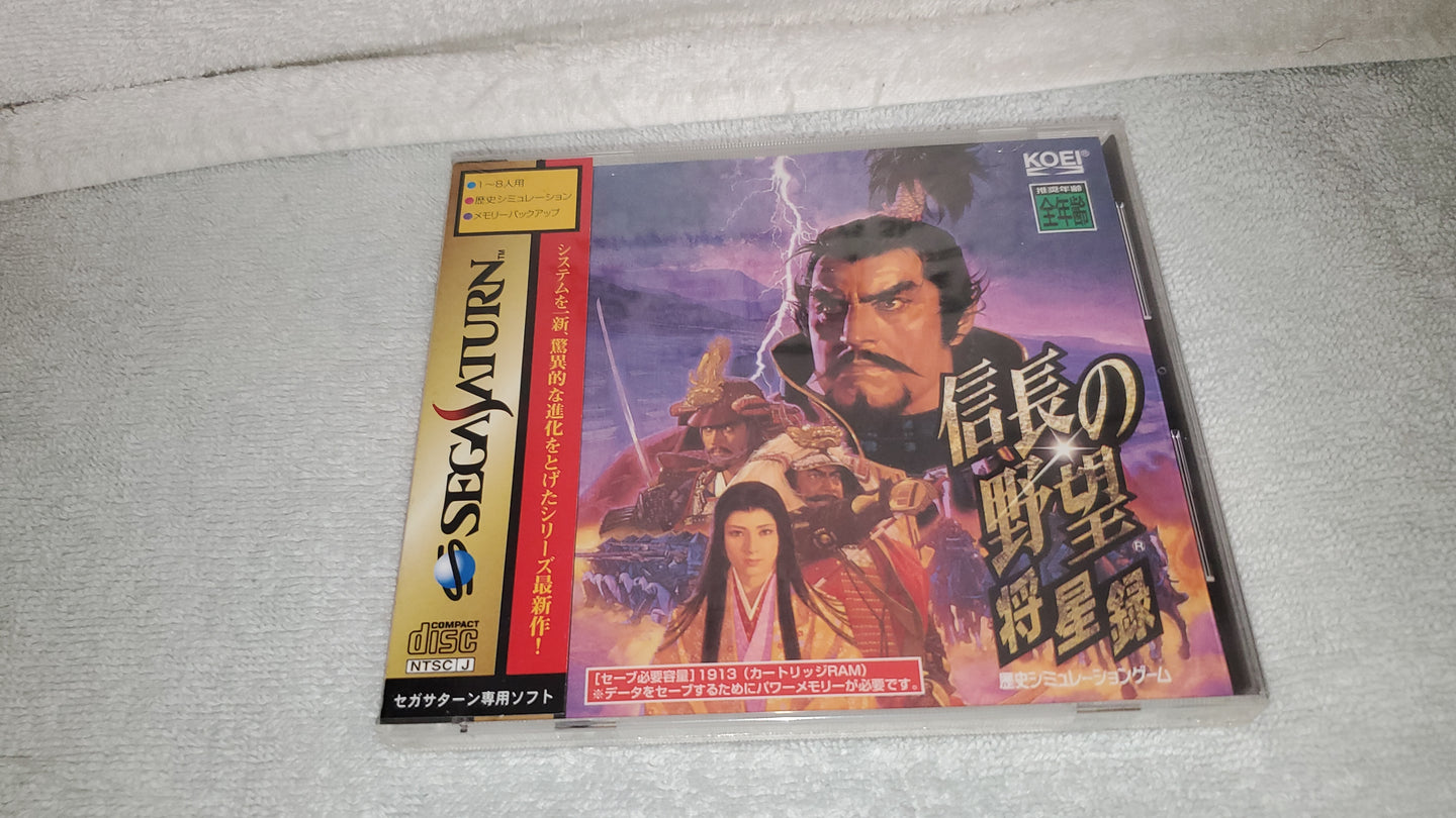 nobunaga no yabou shouseiroku brand new sealed -  sega saturn stn sat japan