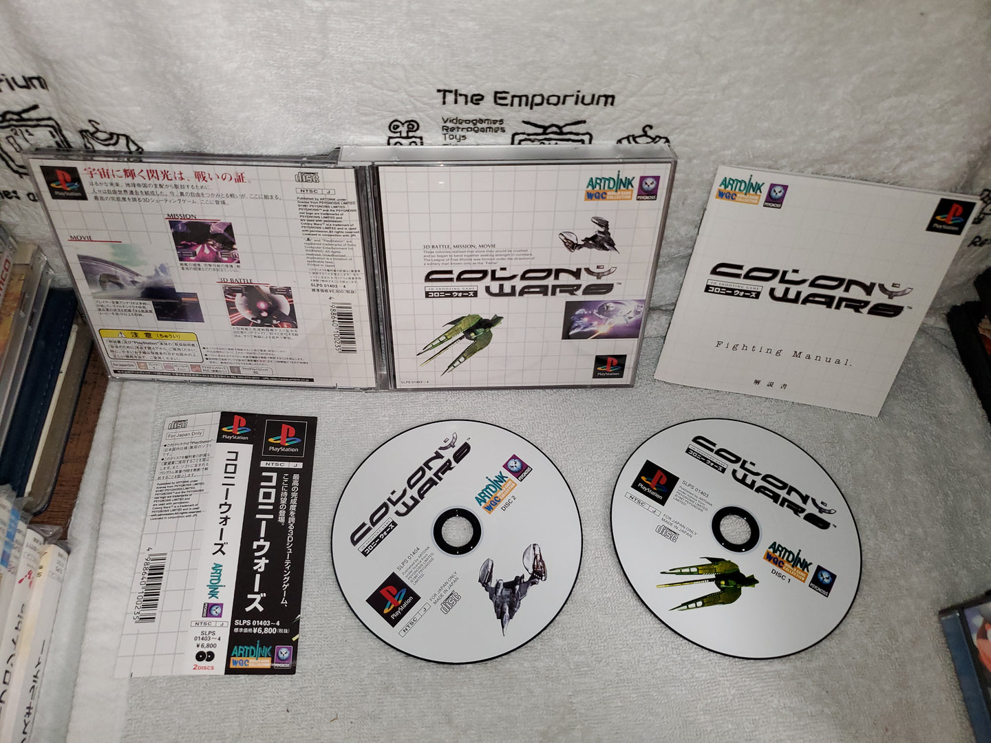 colony wars  - sony playstation ps1 japan