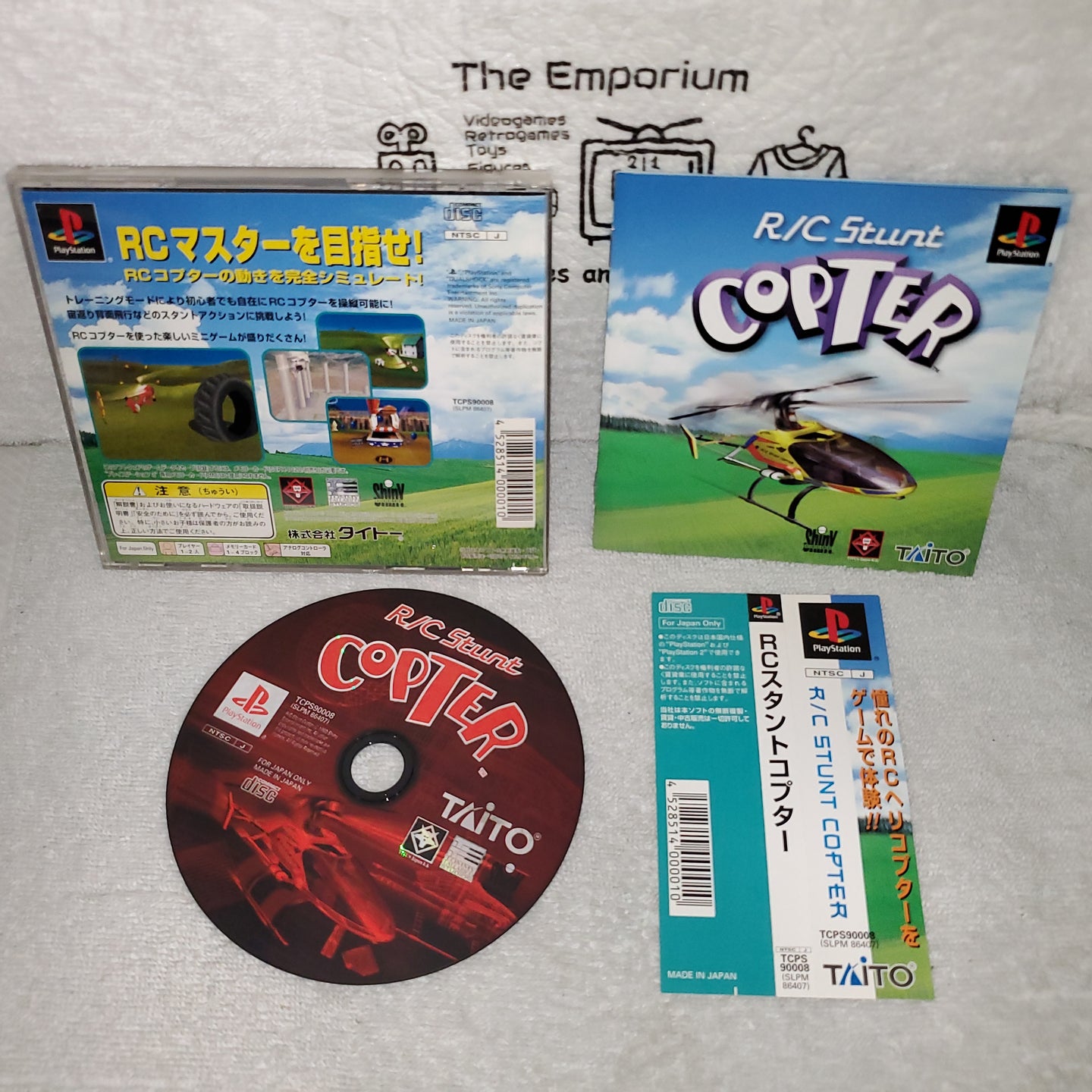 Rc stunt copter - sony playstation ps1 japan