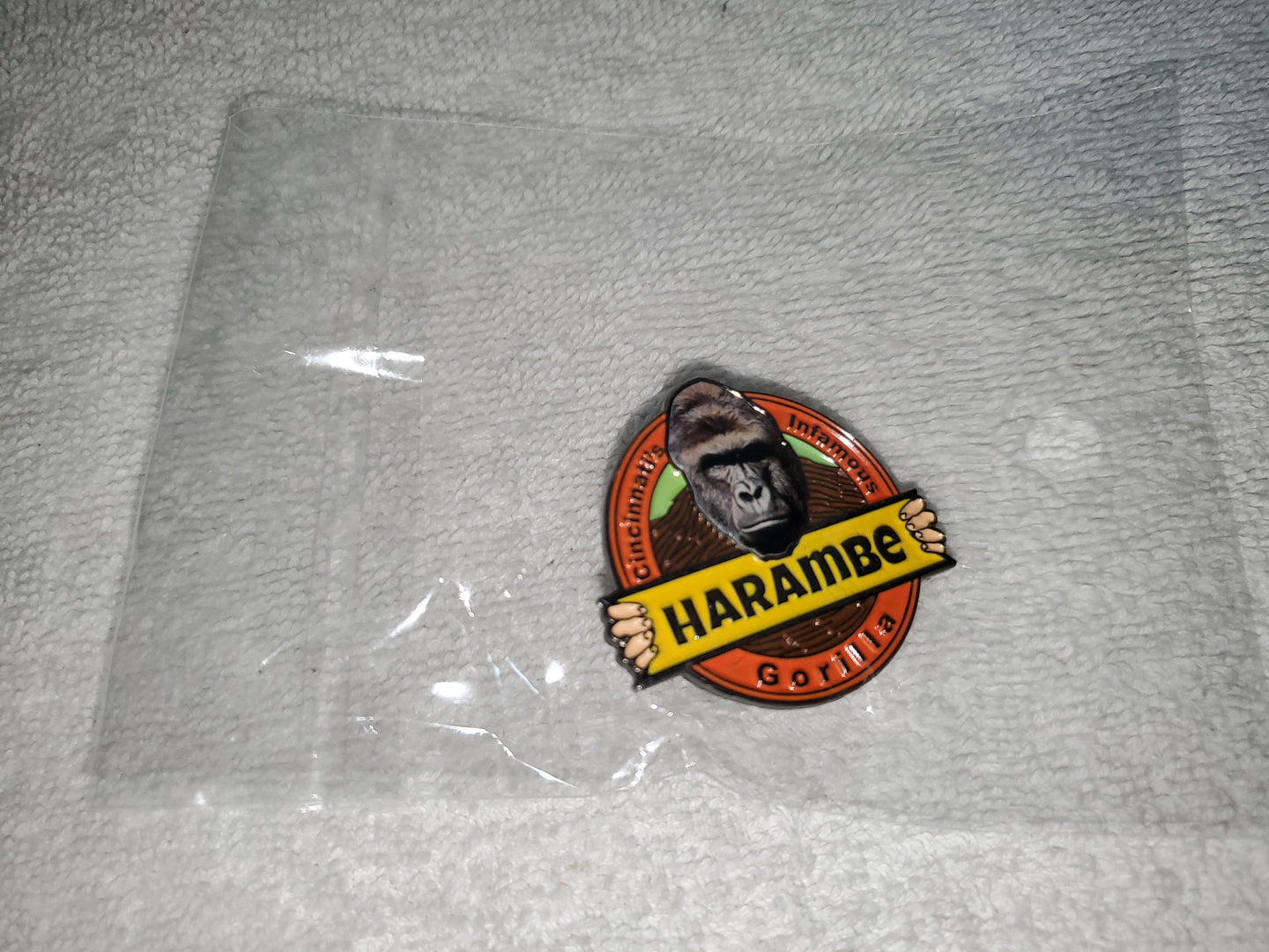 HARAMBE PIN BADGE - toy action figure model