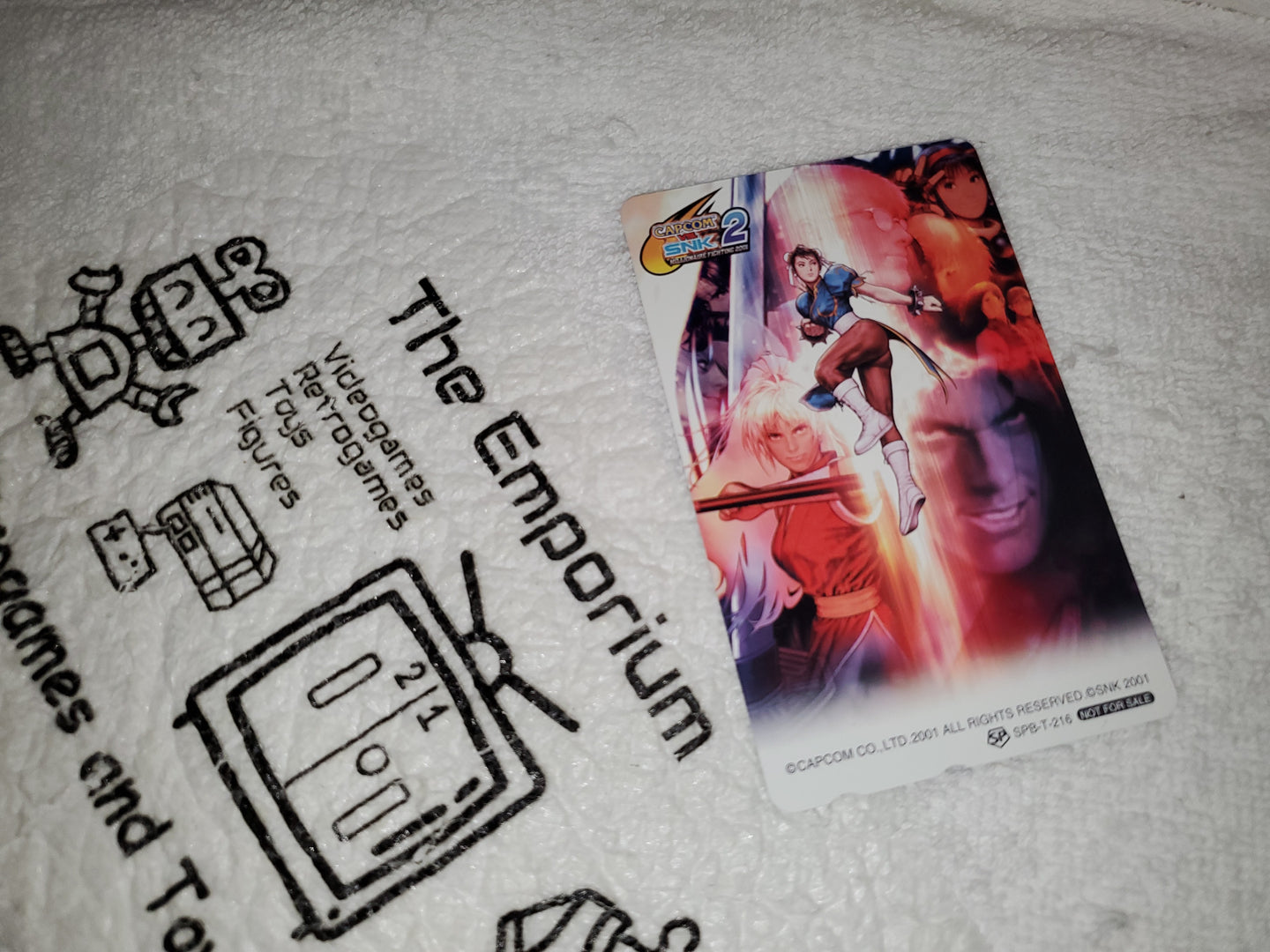 Capcom vs Snk 2 telecard - phonecard