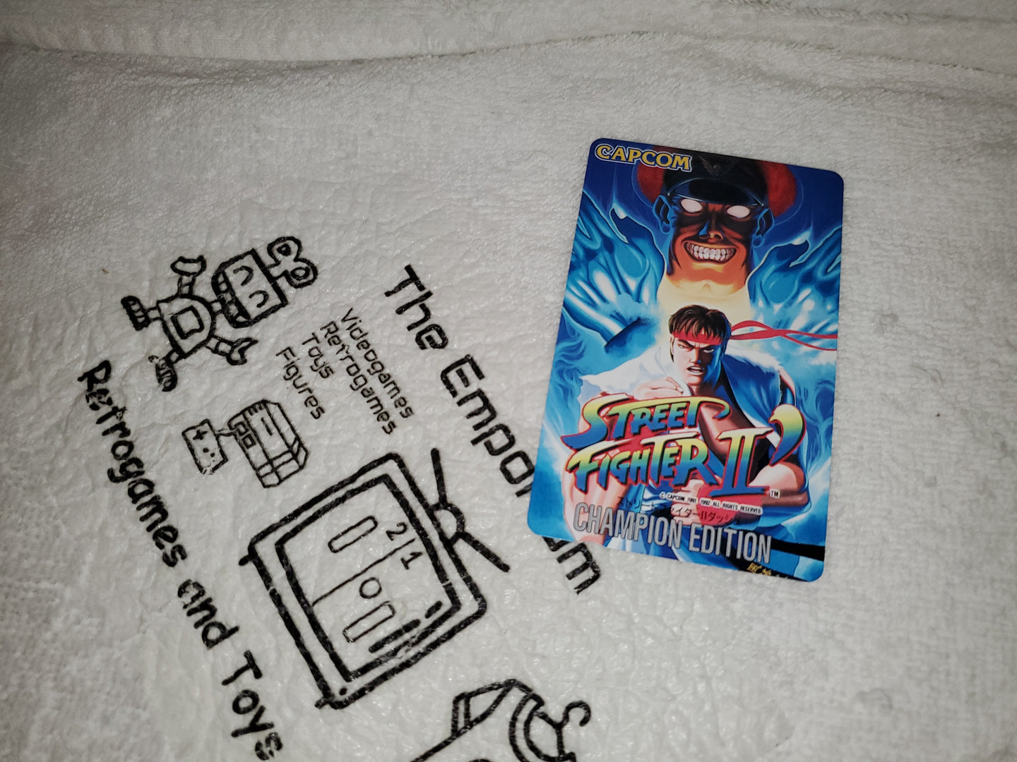 Street fighter II champion edition  telecard - phonecard