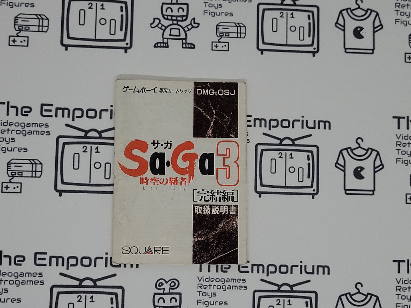 SaGa 3 GB MANUAL ONLY - Nintendo GB GameBoy