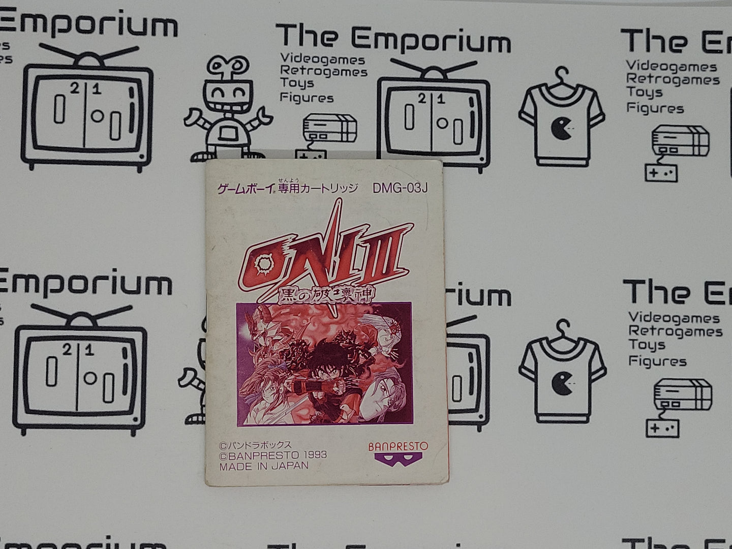 Oni III GB MANUAL ONLY - Nintendo GB GameBoy