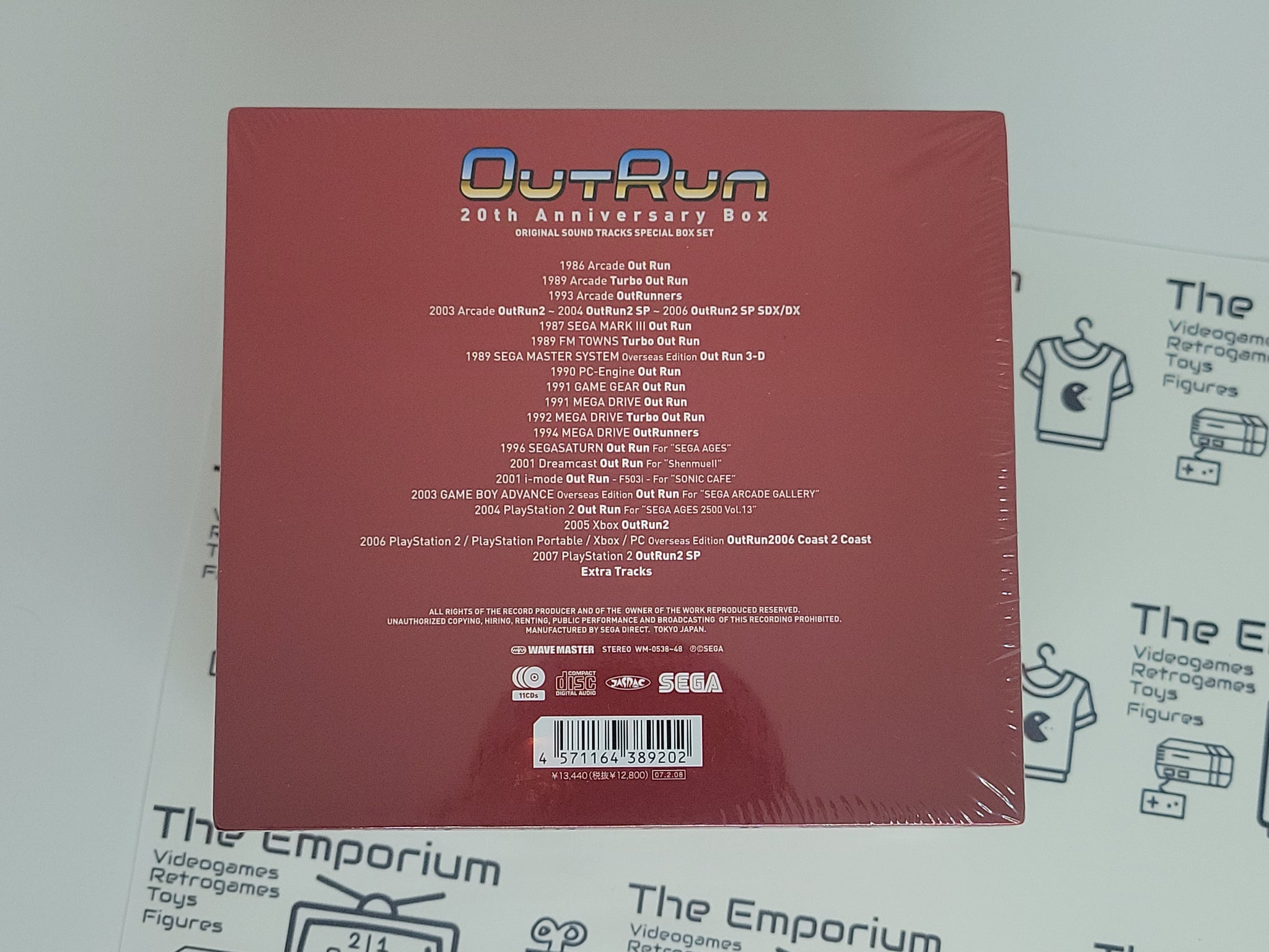 OutRun 20th Anniversary Box OutRun ORIGINAL SOUND TRACKS SPECIAL