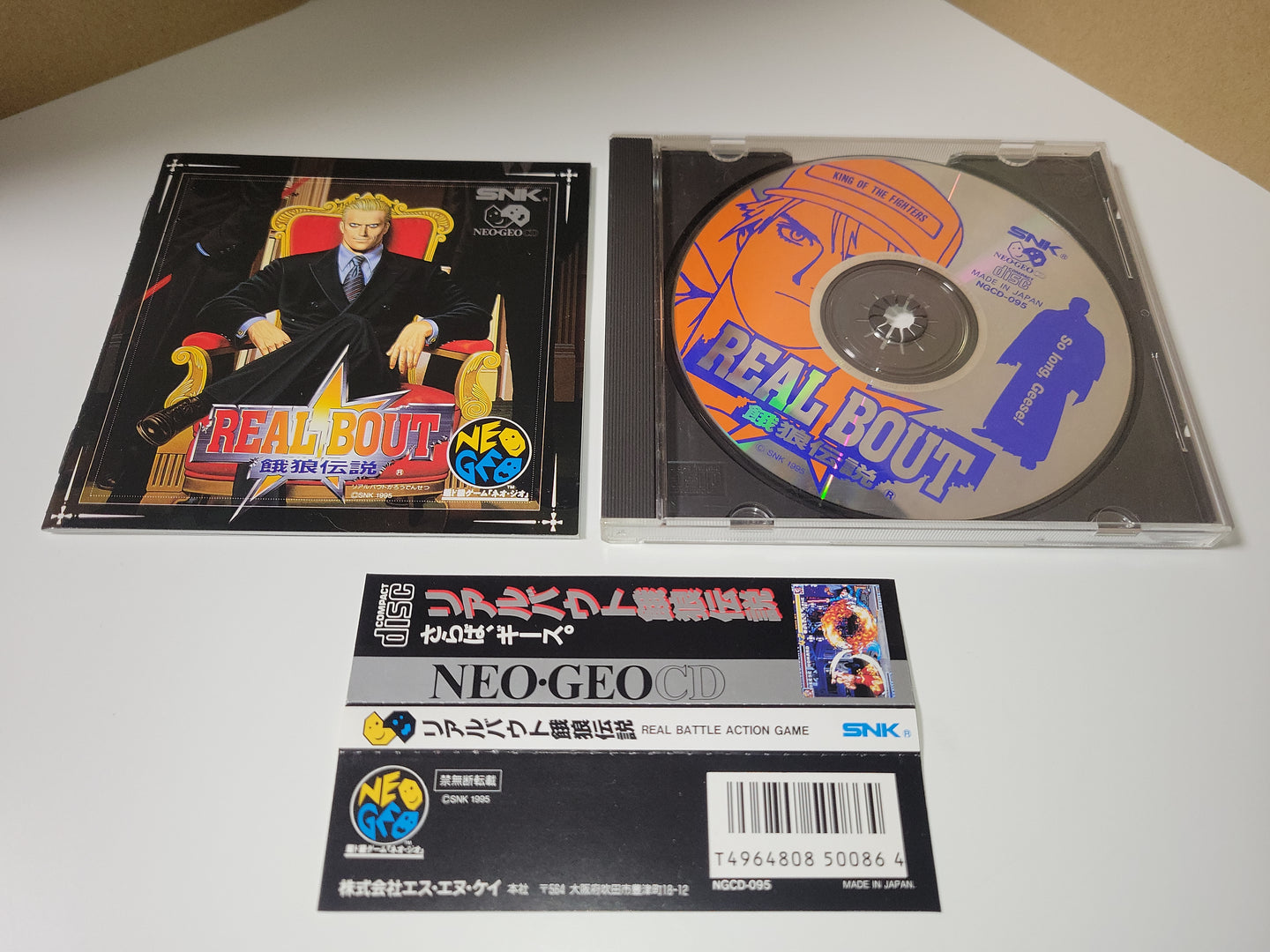 Real Bout Fatal Fury - Snk Neogeo cd ngcd