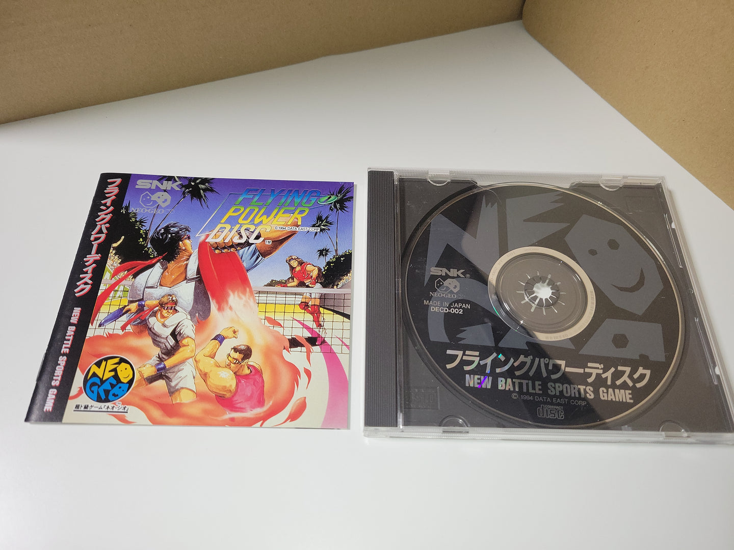 Flying Power Disc / Windjammers - Snk Neogeo cd ngcd