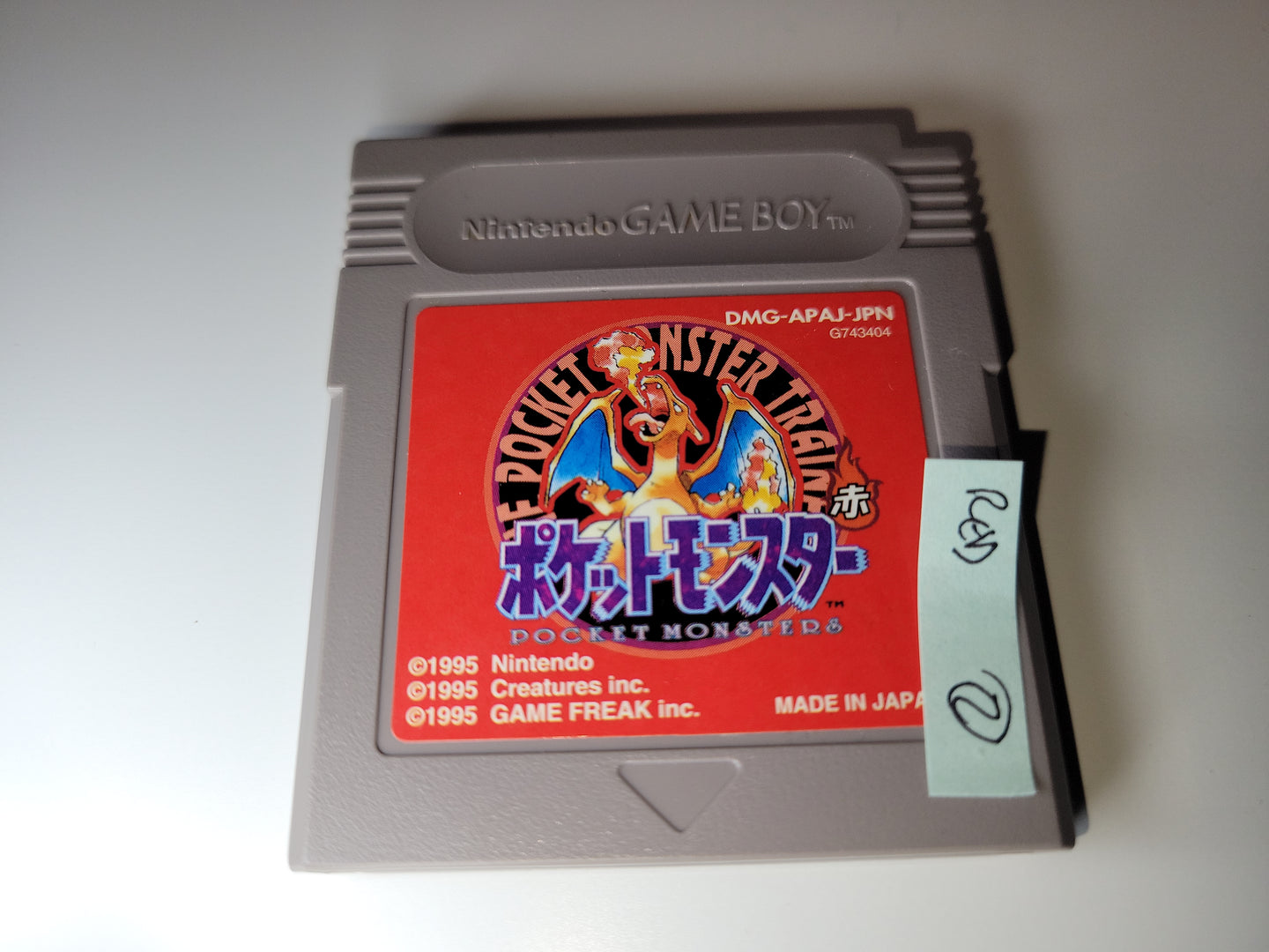 Pokemon Red cart only - Nintendo GB GameBoy