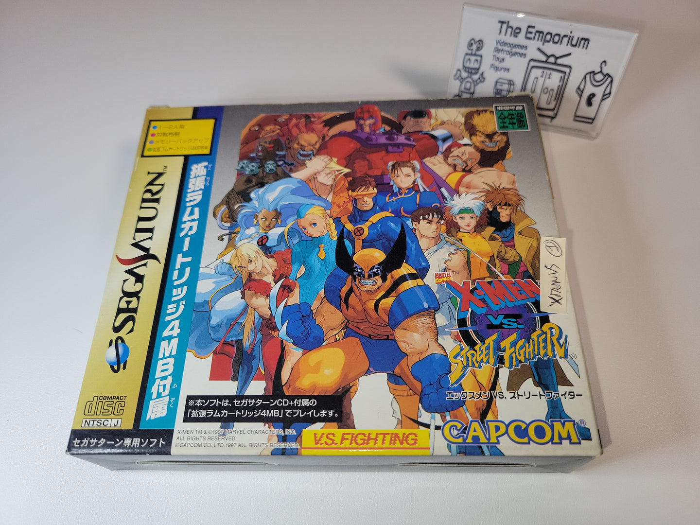 Xmen Vs Street Fighter  with RAM (RAM Pack Version) - Sega Saturn SegaSaturn