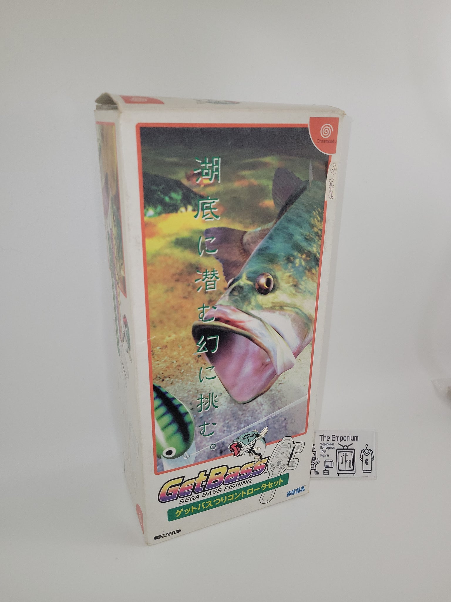 SEGA Dreamcast Fishing Rod Controller Get Bass Fishing Software Retro Game  Japan 