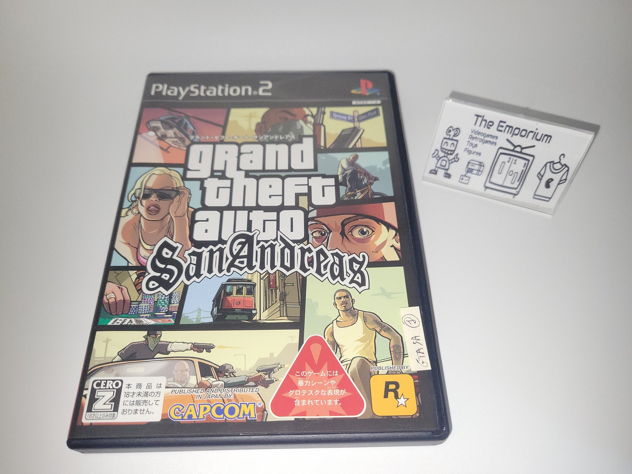 Grand Theft Auto: San Andreas GTA Sony PlayStation 2 PS2 with case and  manual