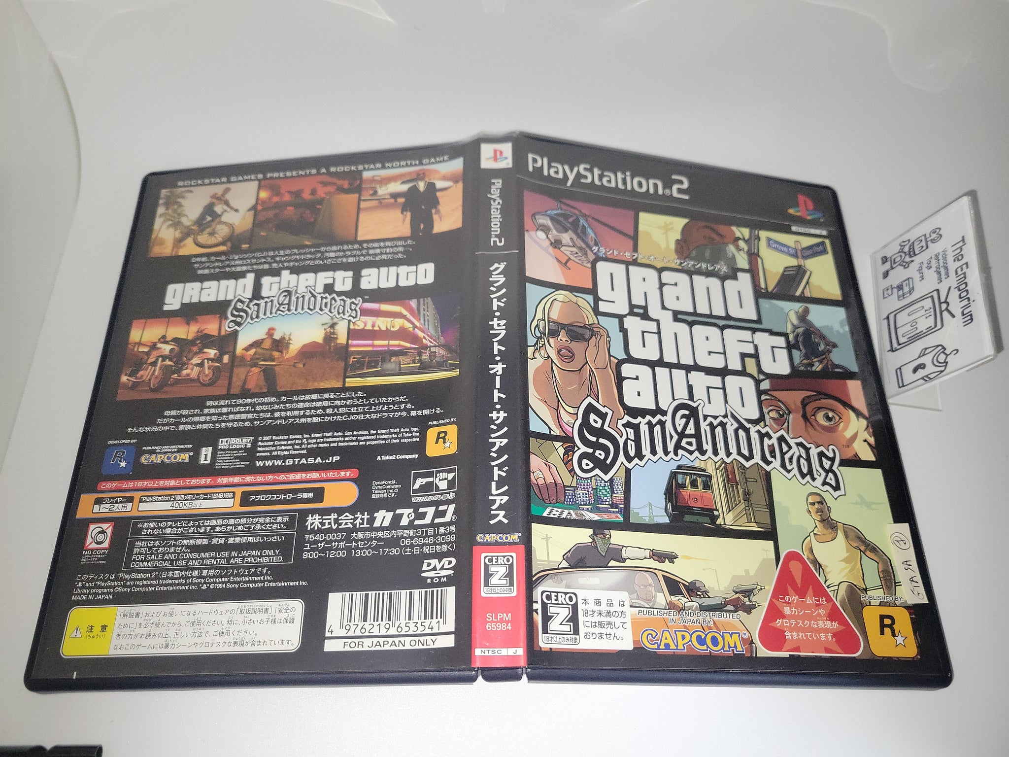 Grand Theft Auto: San Andreas GTA Sony PlayStation 2 PS2 with case and  manual