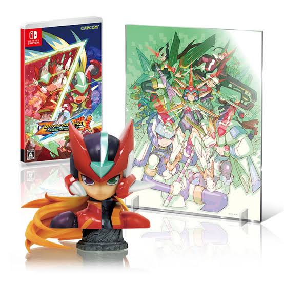 RockMan ZERO/ZX LEGACY COLLECTION E-Capcom LIMITED EDITION (With Keychains)  - Nintendo Switch NSW